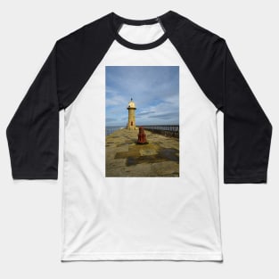 Whitby Pier Baseball T-Shirt